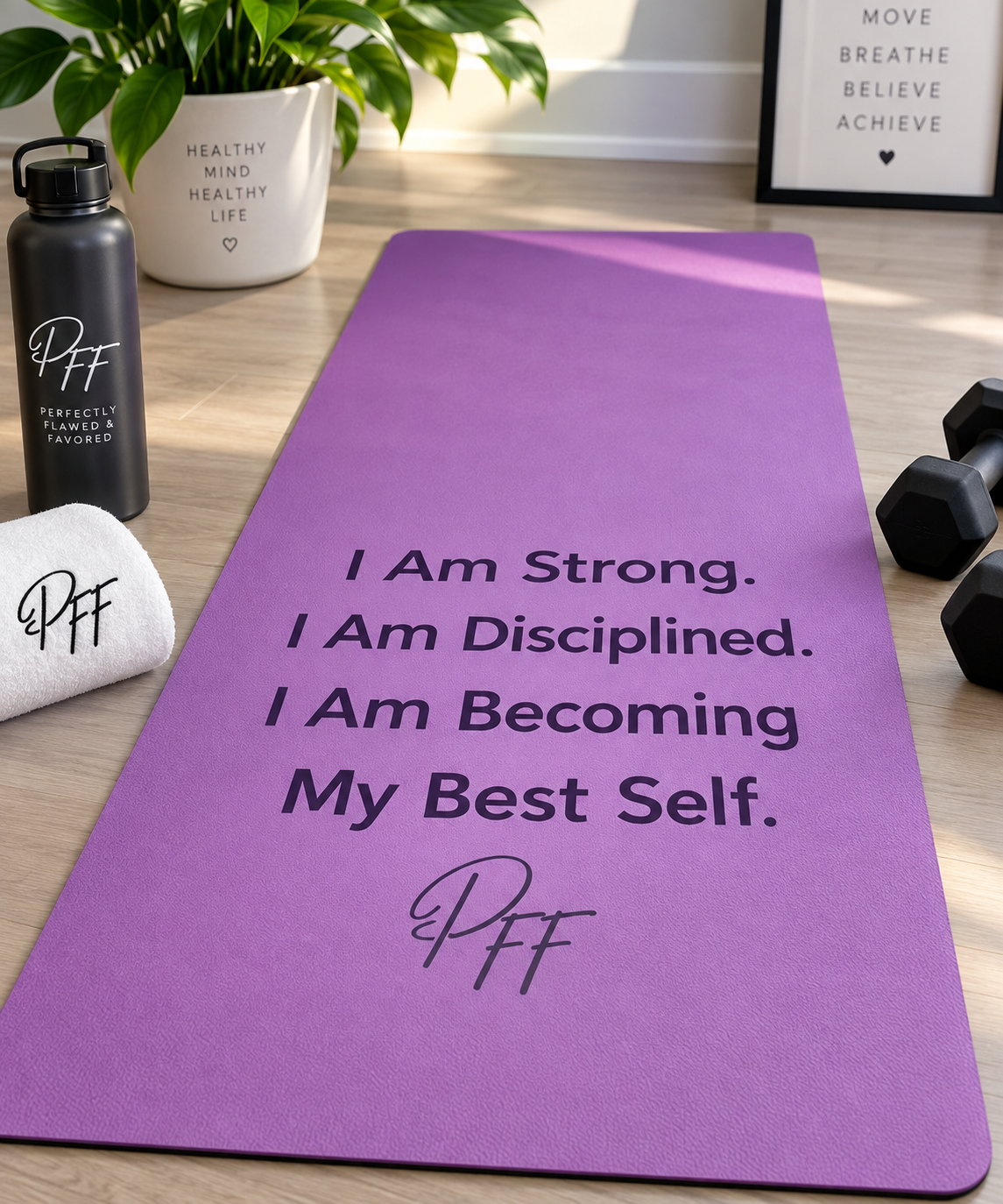 PFF Affirmation Fitness Mat