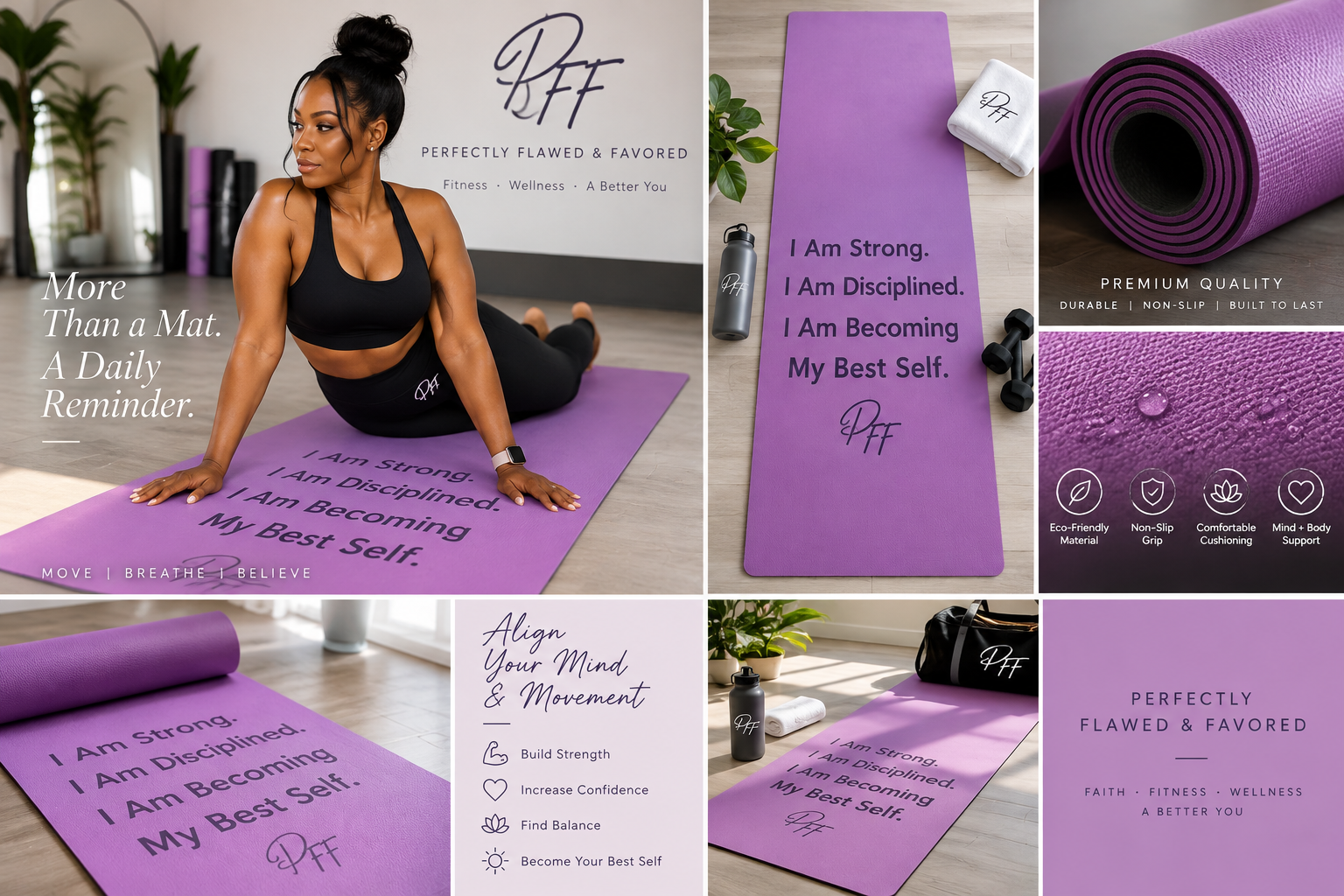 PFF Affirmation Fitness Mat